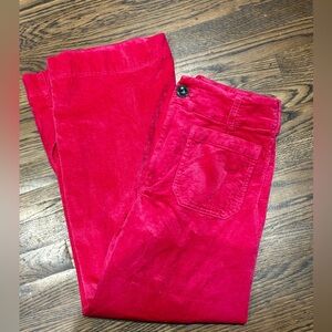 EUC The Colette Cropped Wide-Leg Corduroy Pants by Maeve